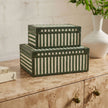 TOV Furniture Kora Cotton Jute Contract-Grade Keepsake Box Set