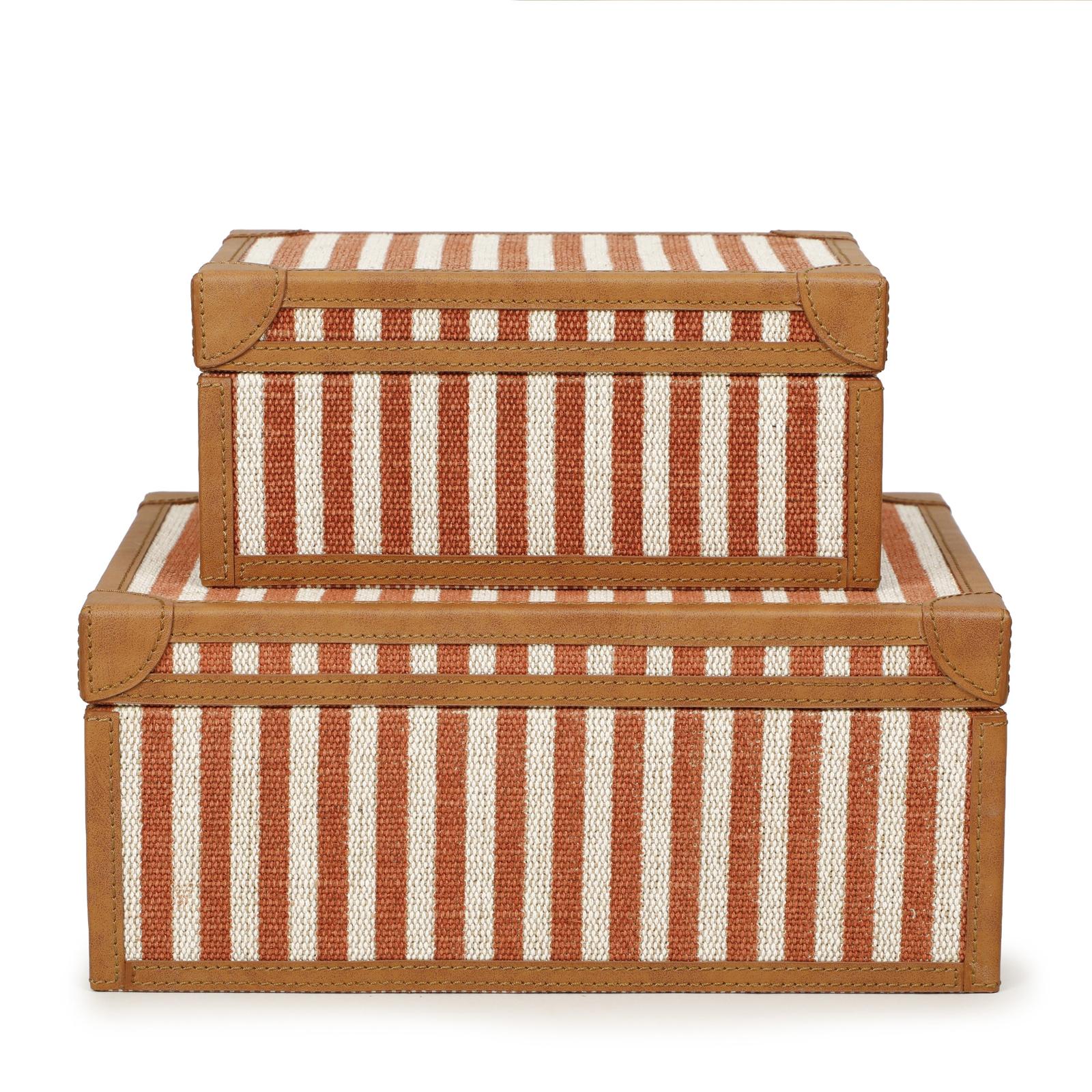 TOV Furniture Kora Cotton Jute Contract-Grade Keepsake Box Set