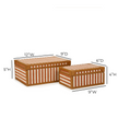 TOV Furniture Kora Cotton Jute Contract-Grade Keepsake Box Set