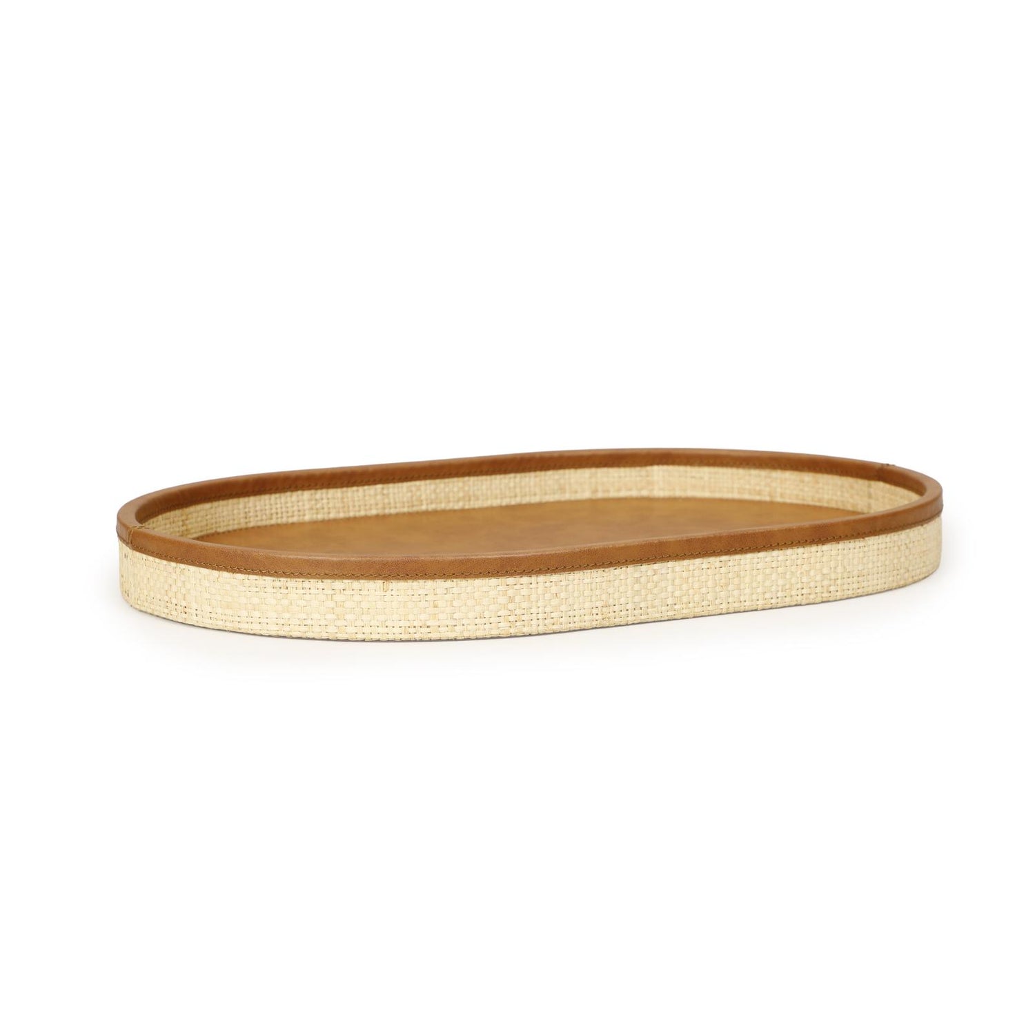 TOV Furniture Hakiri Natural Raffia Contract-Grade Storage Tray
