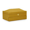 TOV Furniture Knox Mustard Yellow Vegan Leather Contract-Grade Jewelry Box