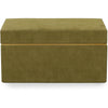 TOV Furniture Pisa Green Vegan Suede Contract-Grade Storage Box