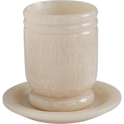 TOV Furniture Channeled Swirl Resin Kiddush Cup
