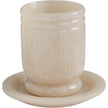 TOV Furniture Channeled Swirl Resin Kiddush Cup