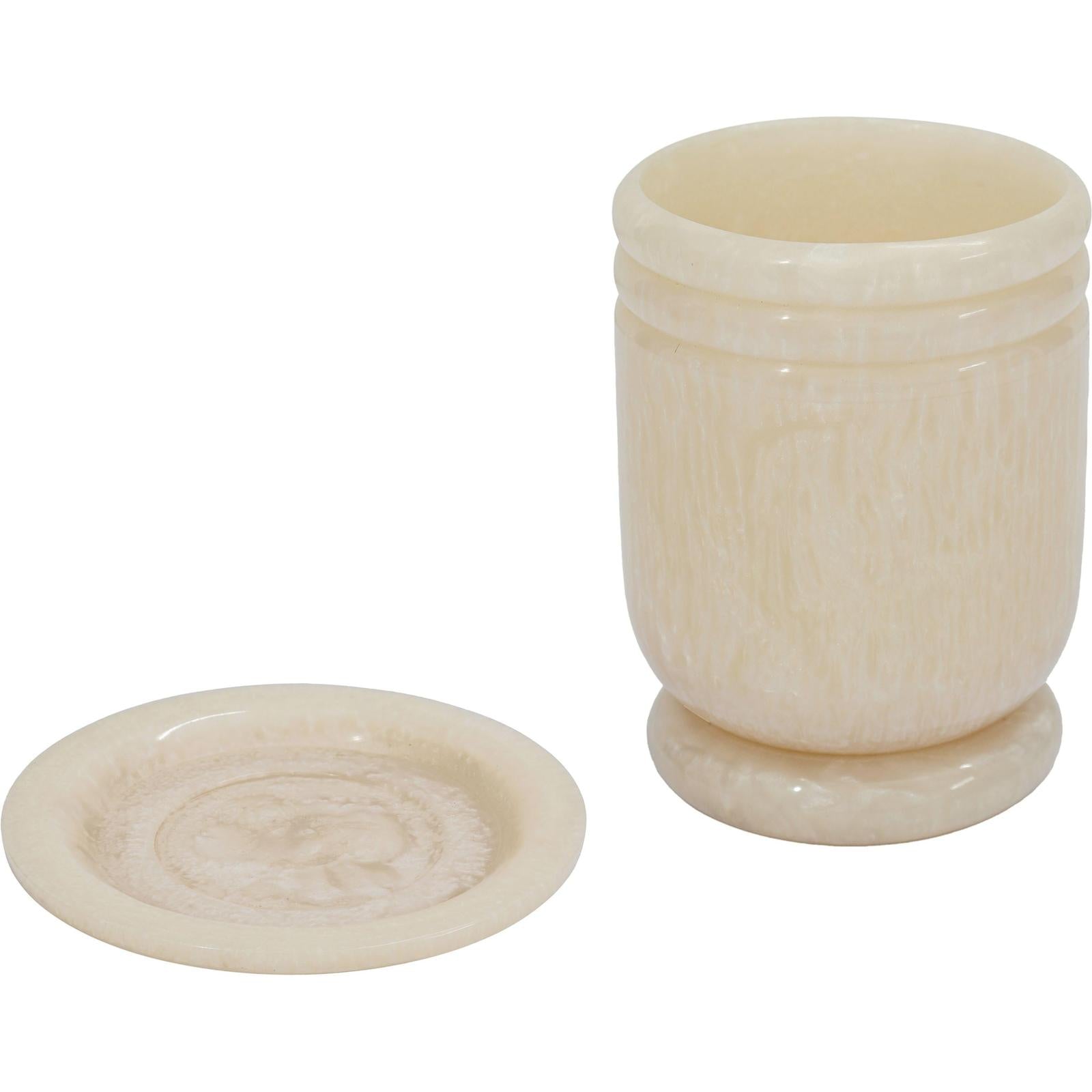 TOV Furniture Channeled Swirl Resin Kiddush Cup