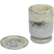 TOV Furniture Channeled Swirl Resin Kiddush Cup