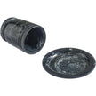 TOV Furniture Channeled Swirl Resin Kiddush Cup