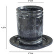 TOV Furniture Channeled Swirl Resin Kiddush Cup