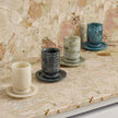 TOV Furniture Channeled Swirl Resin Kiddush Cup