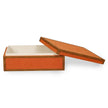 TOV Furniture Acre Orange Cotton Jute Contract-Grade Jewelry Box