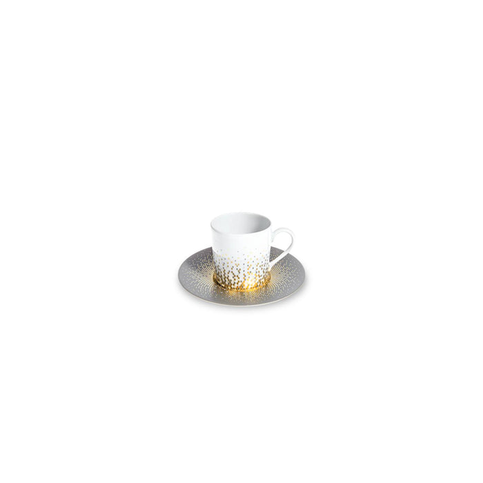 Haviland Souffle D'Or Coffee Cup and Saucer