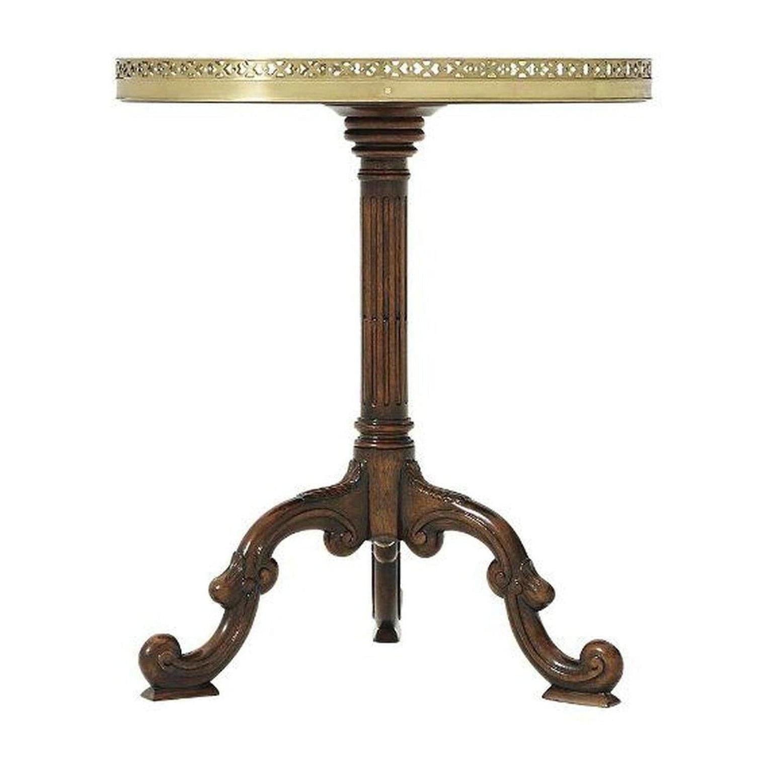 Theodore Alexander Radiating Parquetry Accent Table