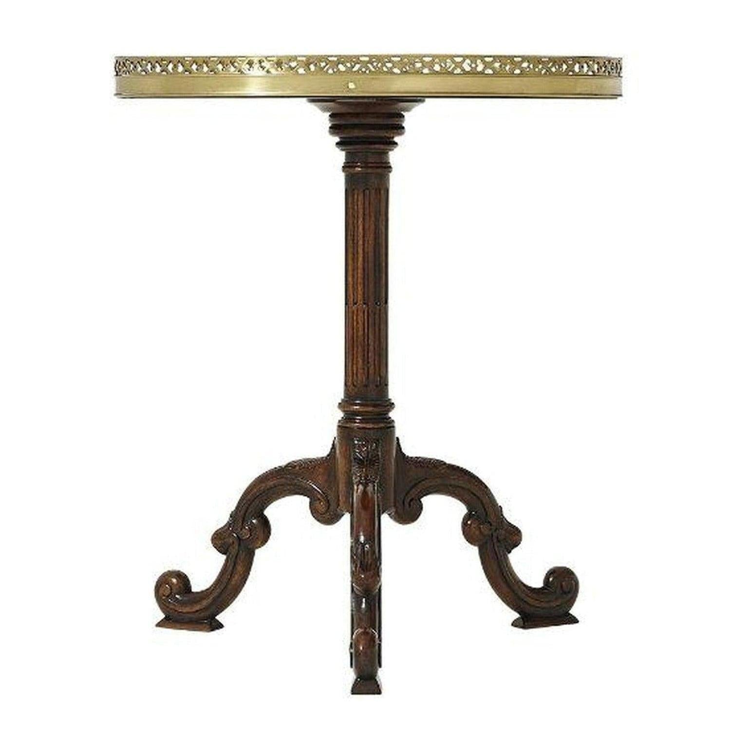 Theodore Alexander Radiating Parquetry Accent Table