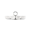 Christofle Vertigo Medium Silver-Plated 3-Bowl Snack Dish