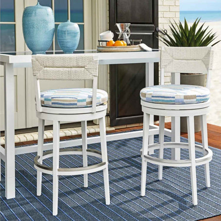 Tommy Bahama Outdoor Ocean Breeze Promenade Swivel Bar Stool