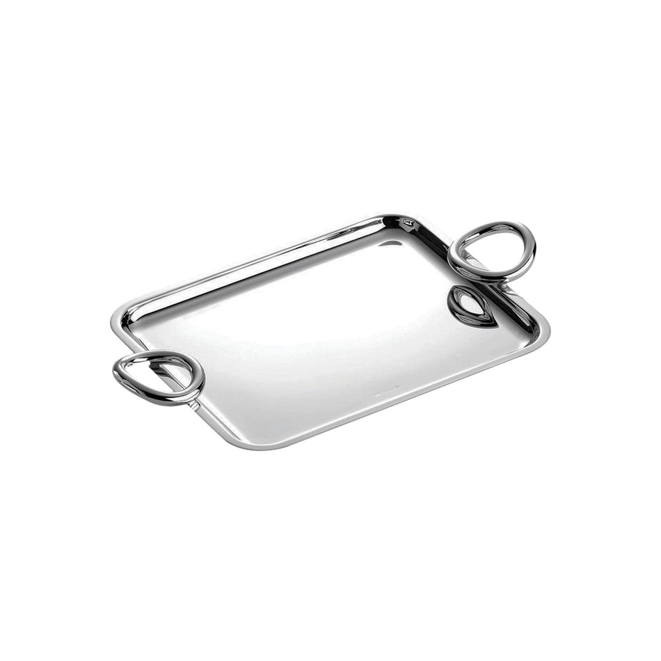 Christofle Vertigo Small Silver-Plated Tray