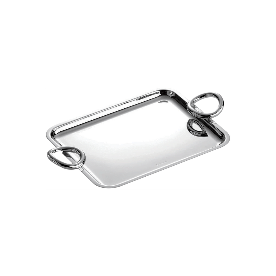 Christofle Vertigo Small Silver-Plated Tray