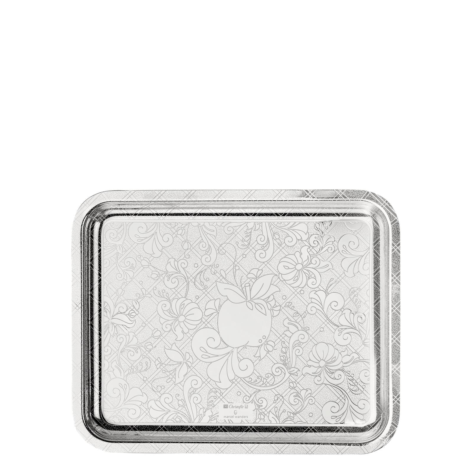 Christofle Jardin d'Eden Silver Plated Tray