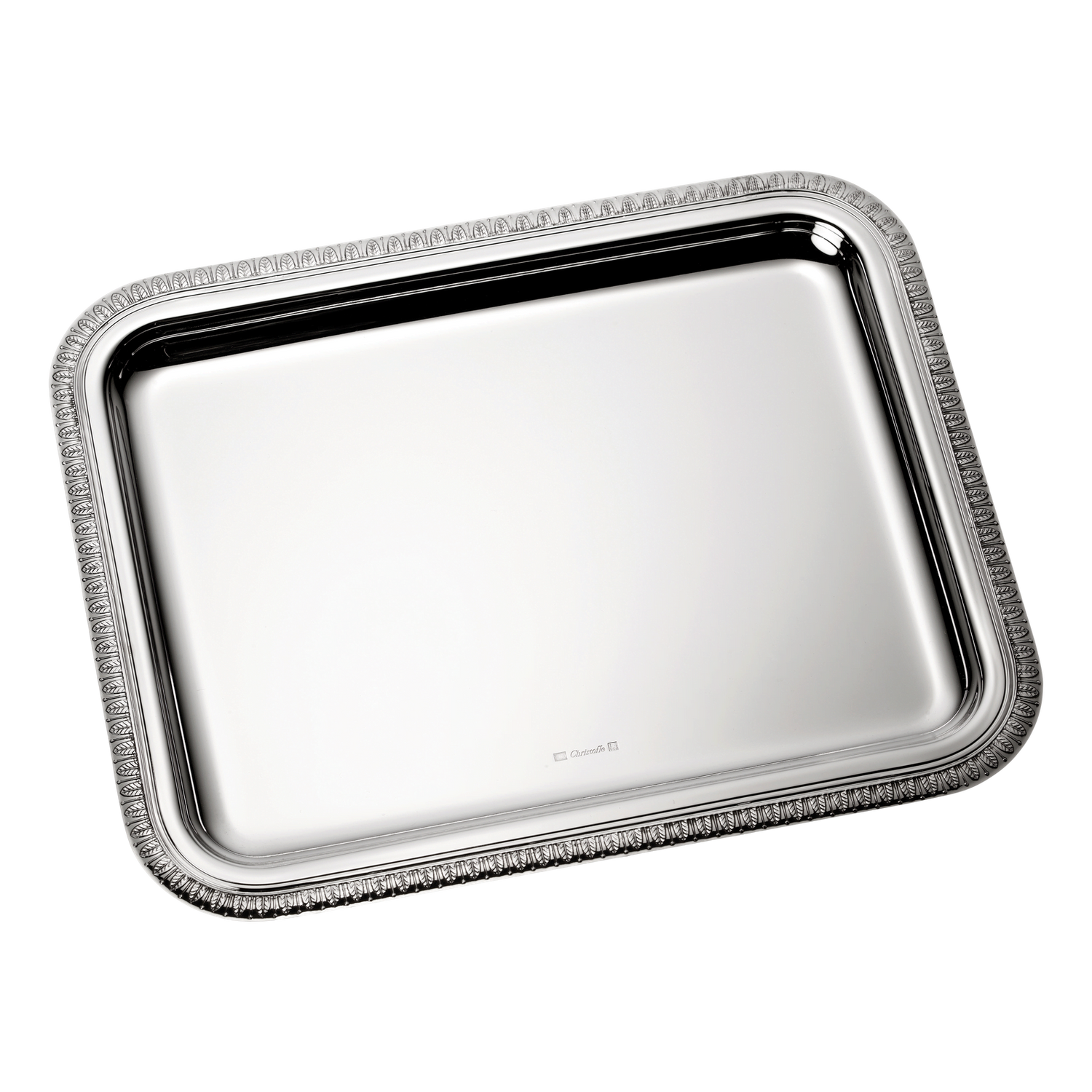 Christofle Malmaison Silver Plated Tray