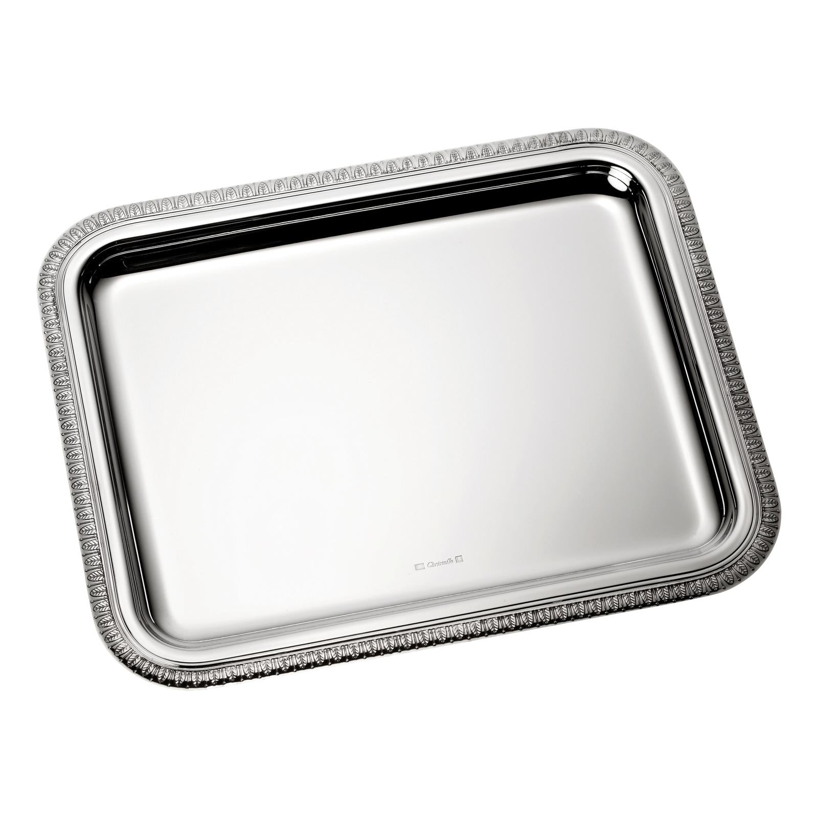 Christofle Malmaison Silver Plated Tray