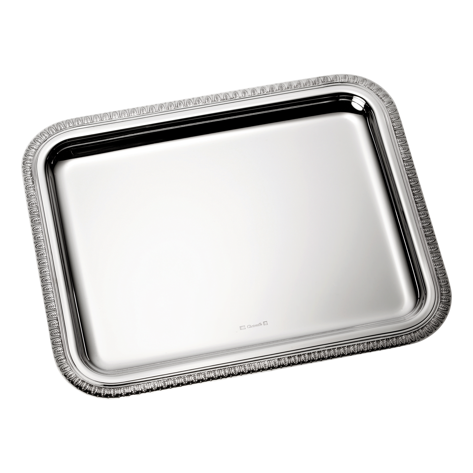 Christofle Malmaison Silver Plated Tray