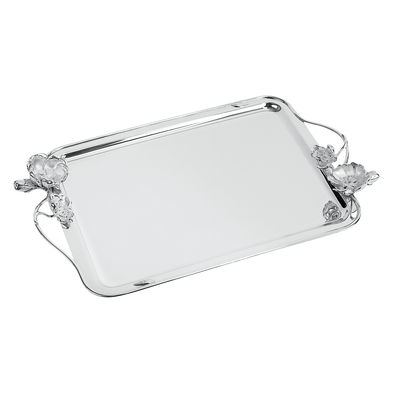 Christofle Anémone Silver Plated Tray