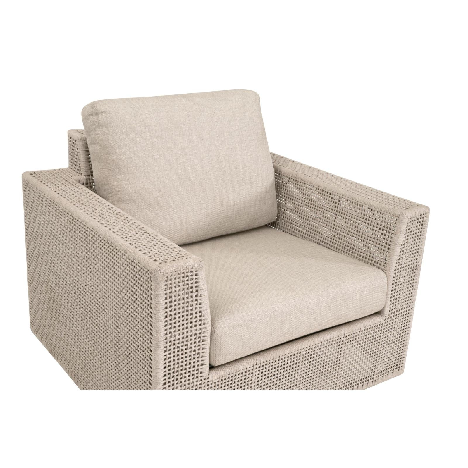 Essentials For Living Tropez Outdoor Swivel Rocker Sofa Chair