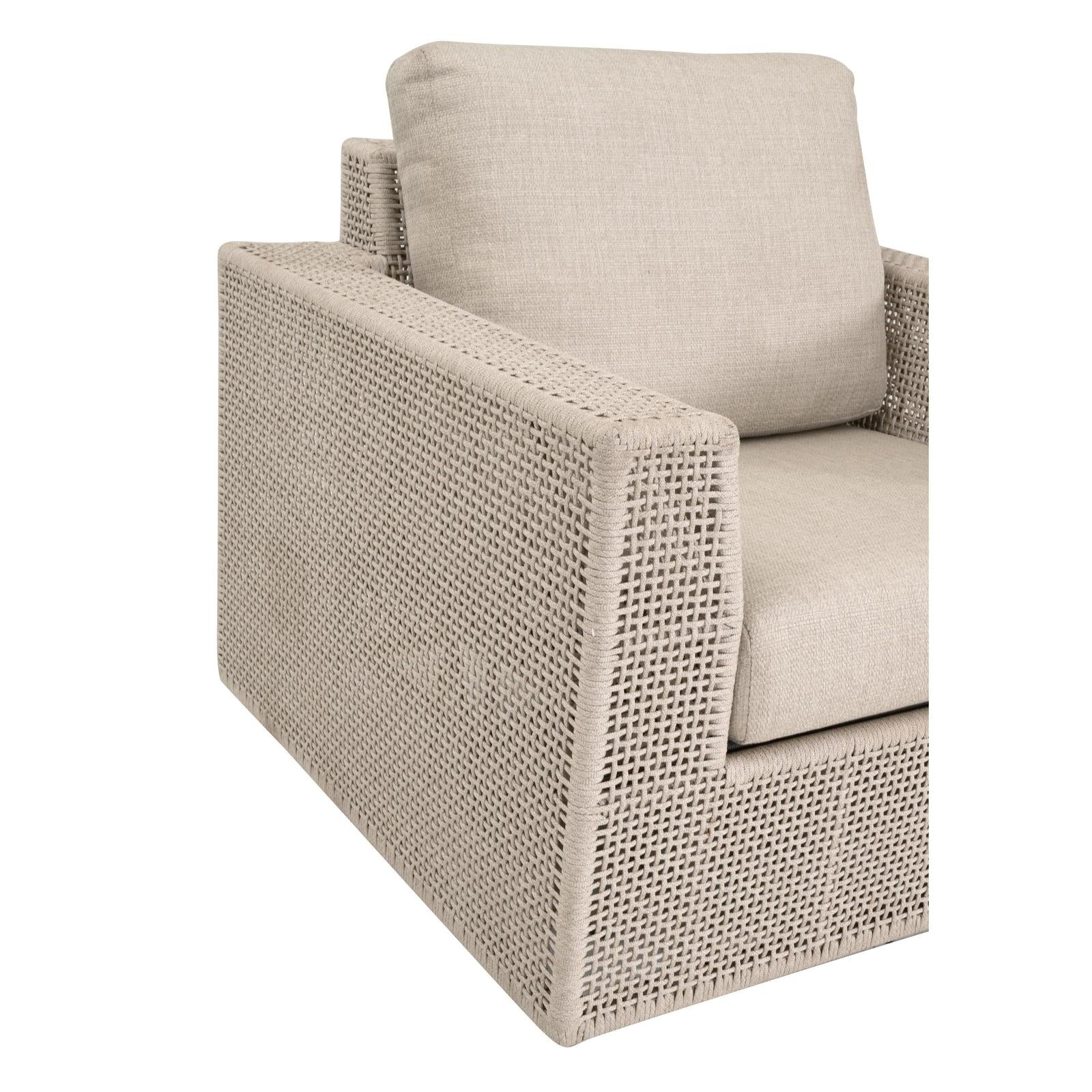 Essentials For Living Tropez Outdoor Swivel Rocker Sofa Chair