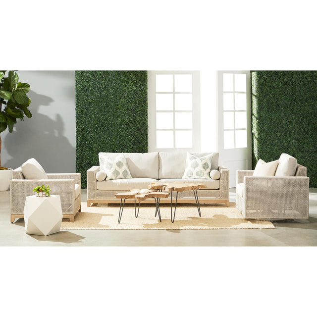 Essentials For Living Tropez Outdoor Swivel Rocker Sofa Chair