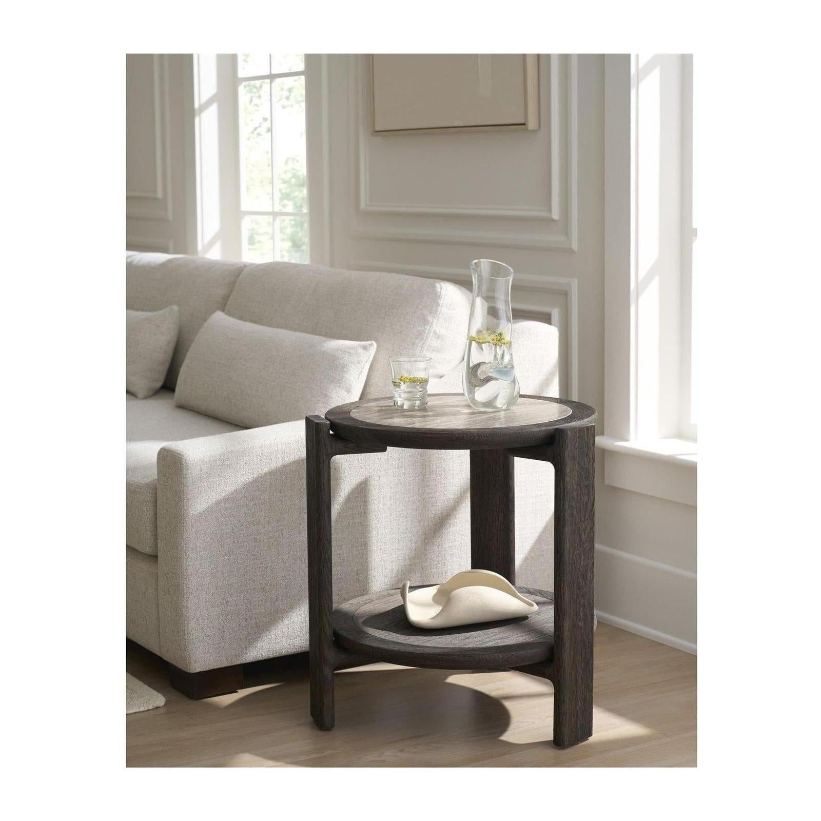Universal Modern Sable & Desert Sable Side Table