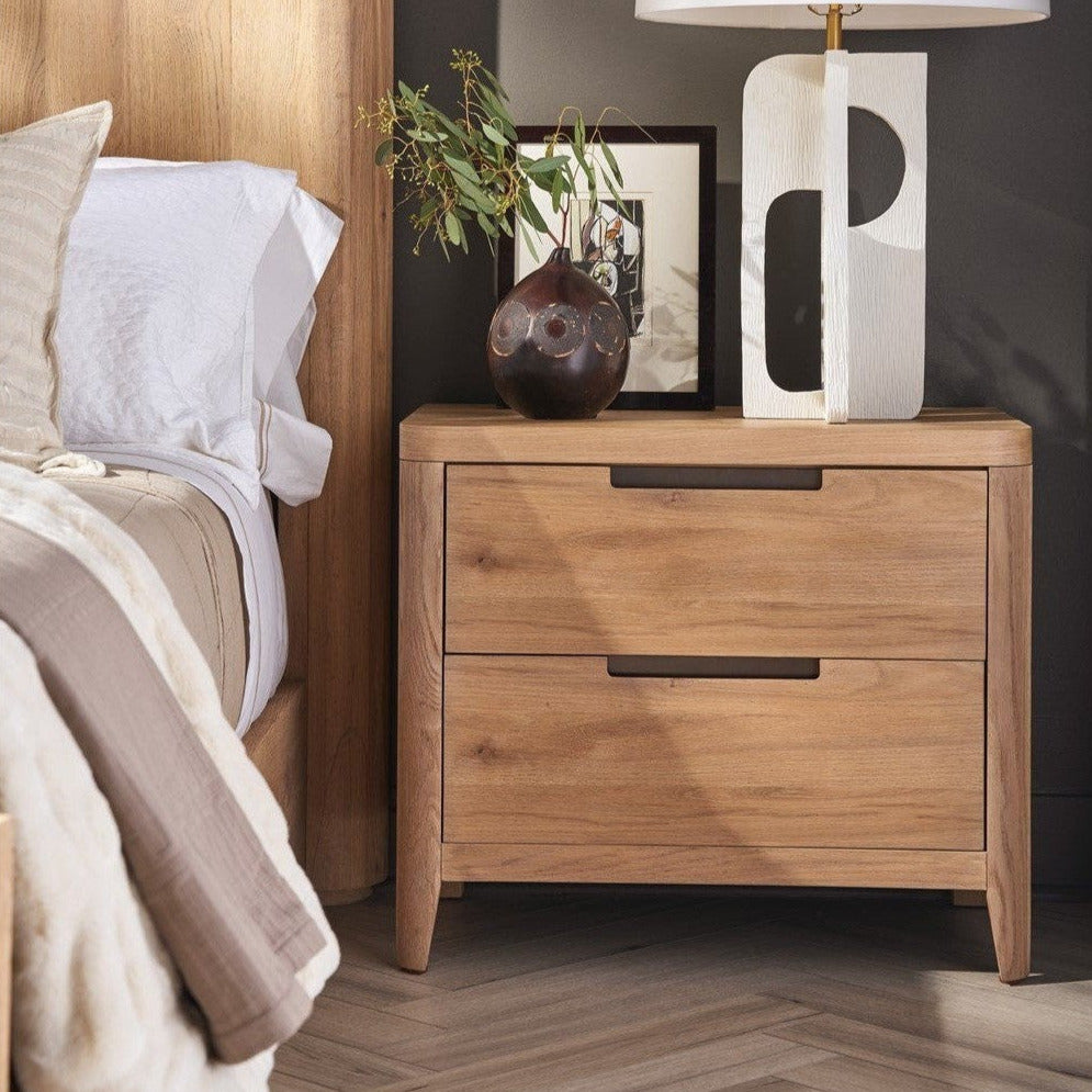Universal Furniture New Modern Two Drawer Nightstand