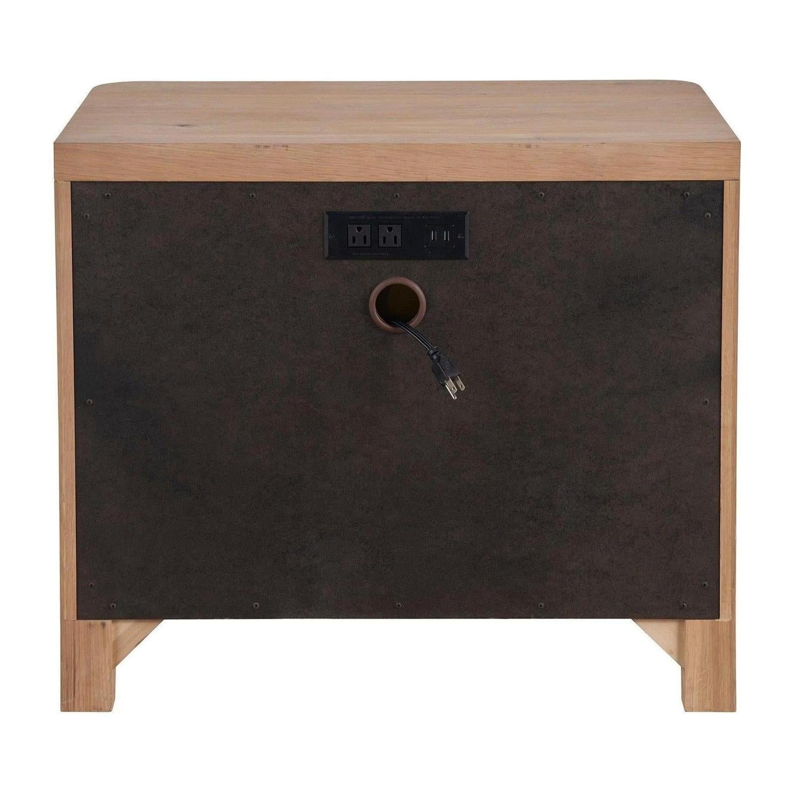 Universal Furniture New Modern Two Drawer Nightstand