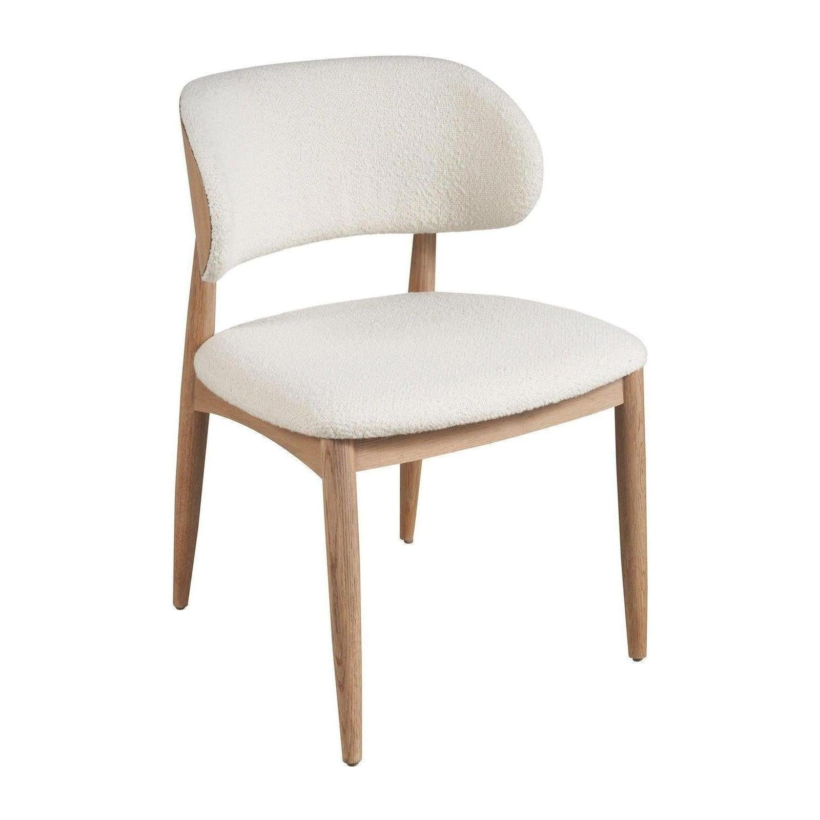 Juno Fabric/Wood Side Chair - Thumbnail 4