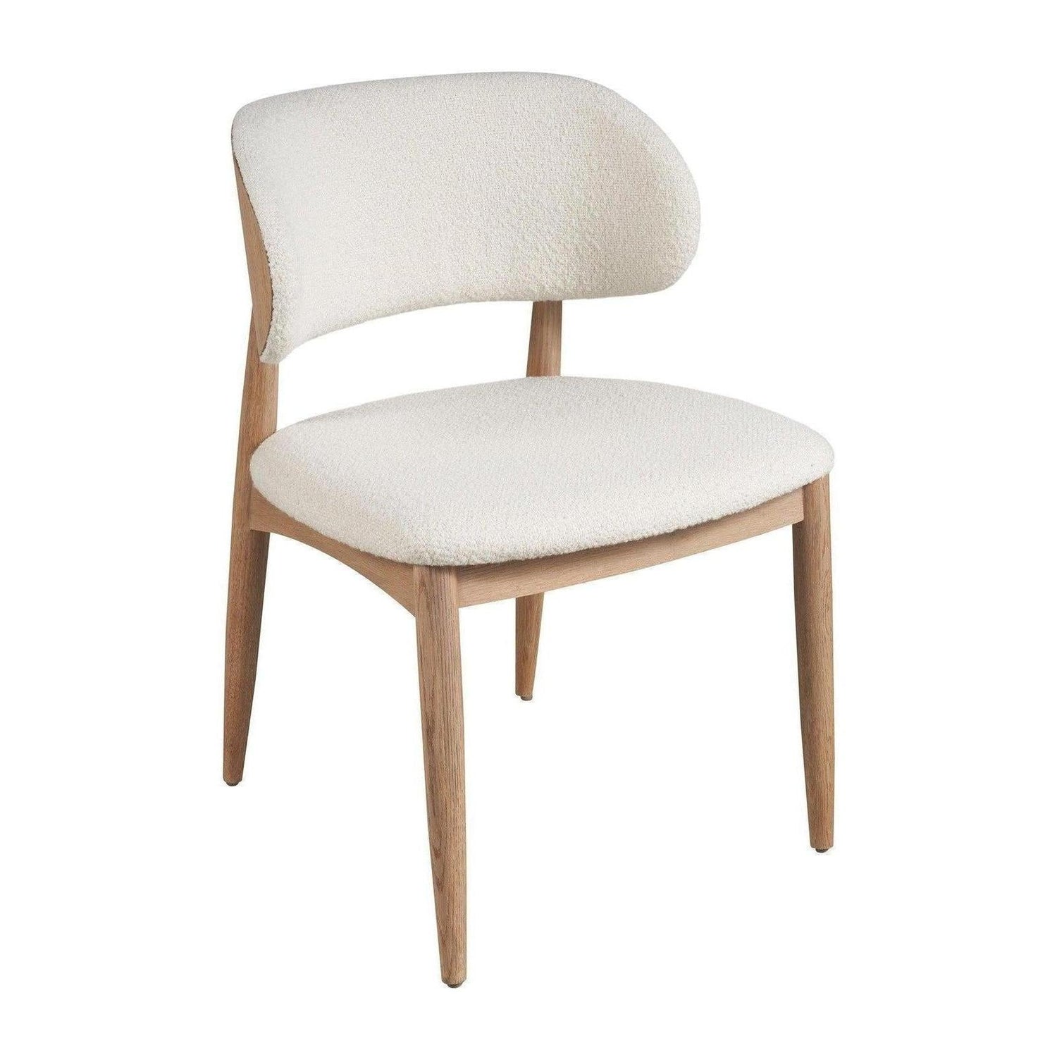 Juno Fabric/Wood Side Chair - Thumbnail 3