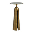 Universal Modern Sable & Desert Metal Martini Table - Gold