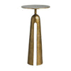 Universal Modern Sable & Desert Metal Martini Table - Gold