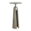 Universal Modern Sable & Desert Metal Martini Table - Graphite