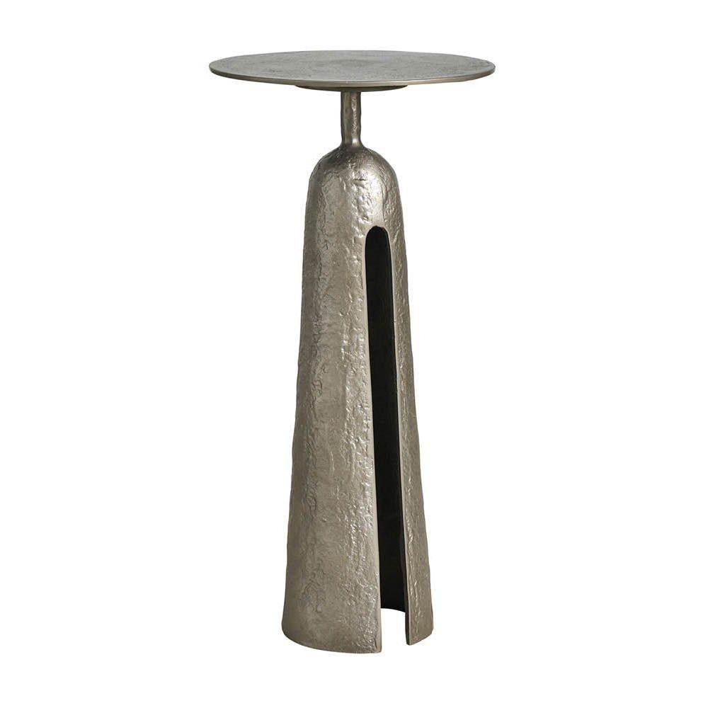 Universal Modern Sable & Desert Metal Martini Table - Graphite