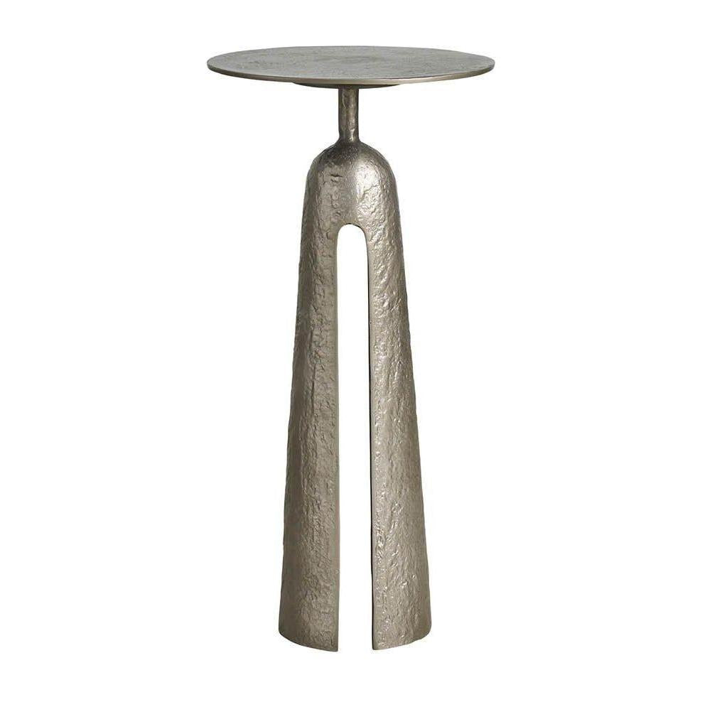 Universal Modern Sable & Desert Metal Martini Table - Graphite