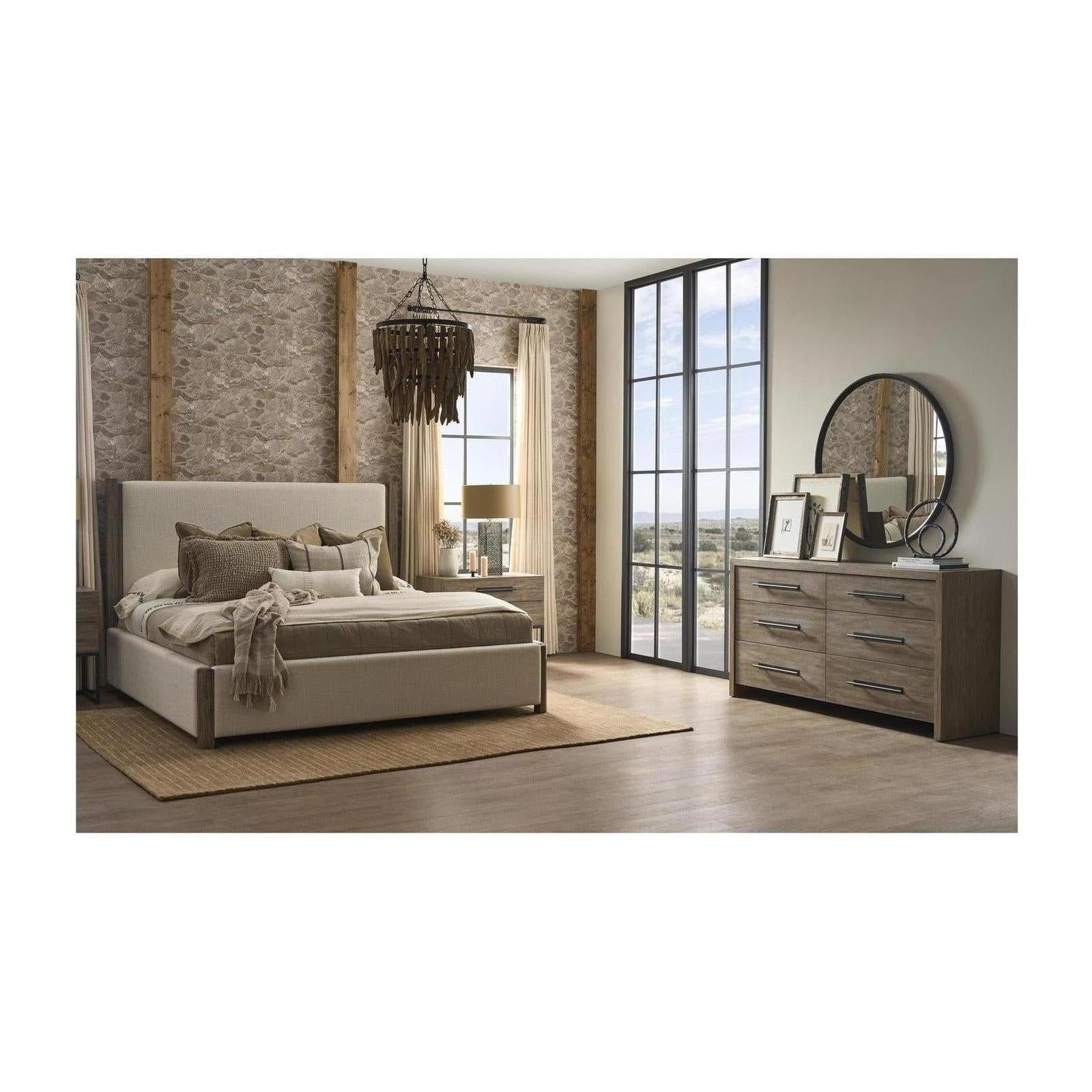Universal Furniture Dwell Boulder Upholstered Bed