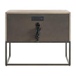 Universal Furniture Dwell Boulder Metal Base Nightstand
