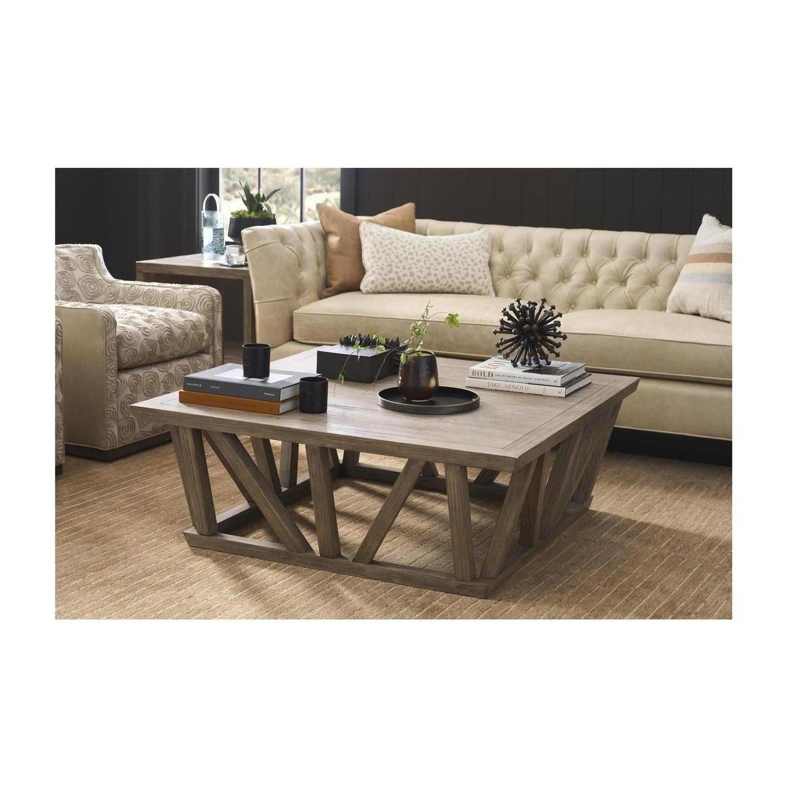Universal Furniture Dwell Boulder Square Cocktail Table