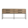 Universal Furniture Dwell Boulder Metal Base Console