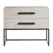 Universal Furniture Dwell River Rock Metal Base Nightstand