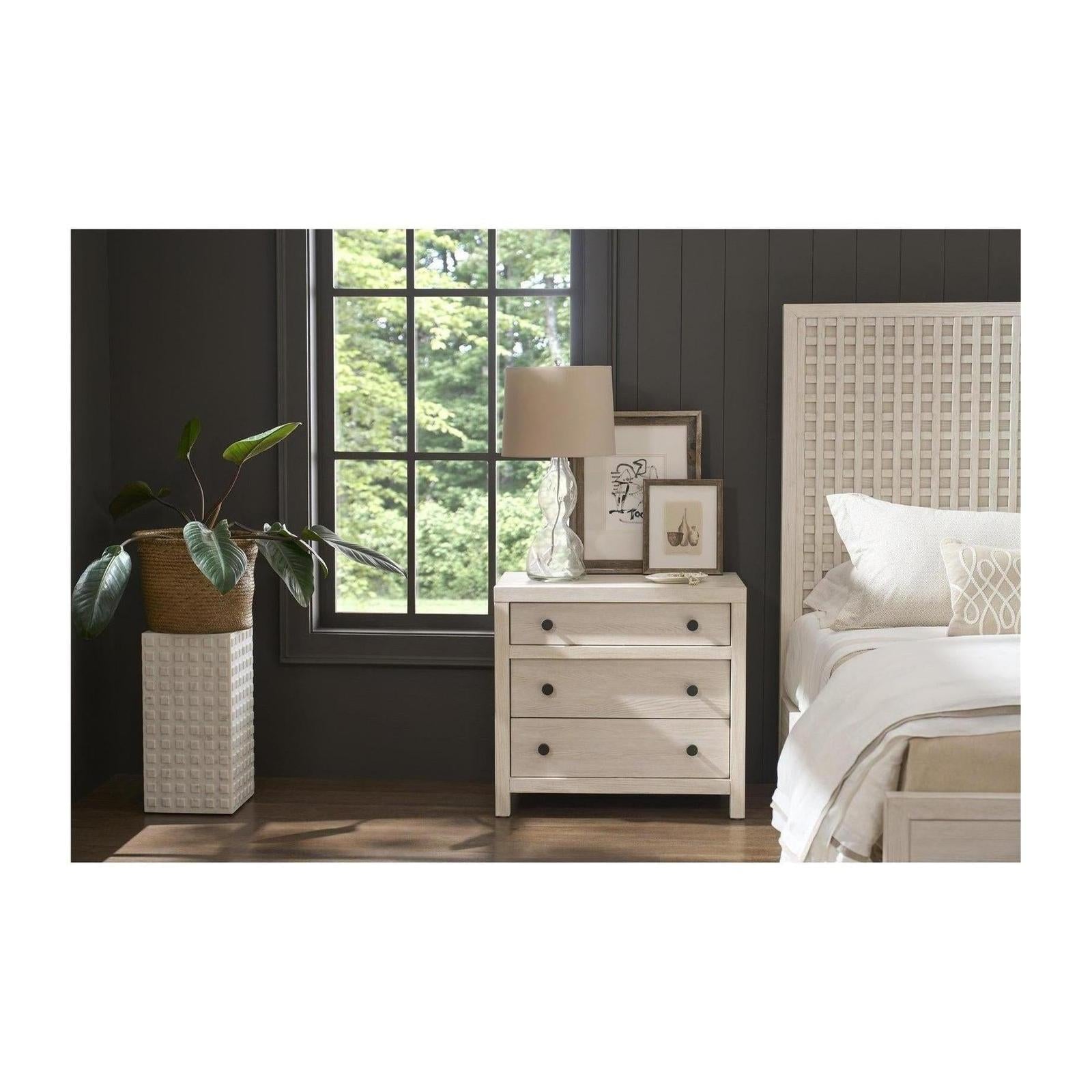 Universal Furniture Dwell River Rock Three Drawer Nightstand