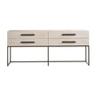 Universal Furniture Dwell River Rock Metal Base Console