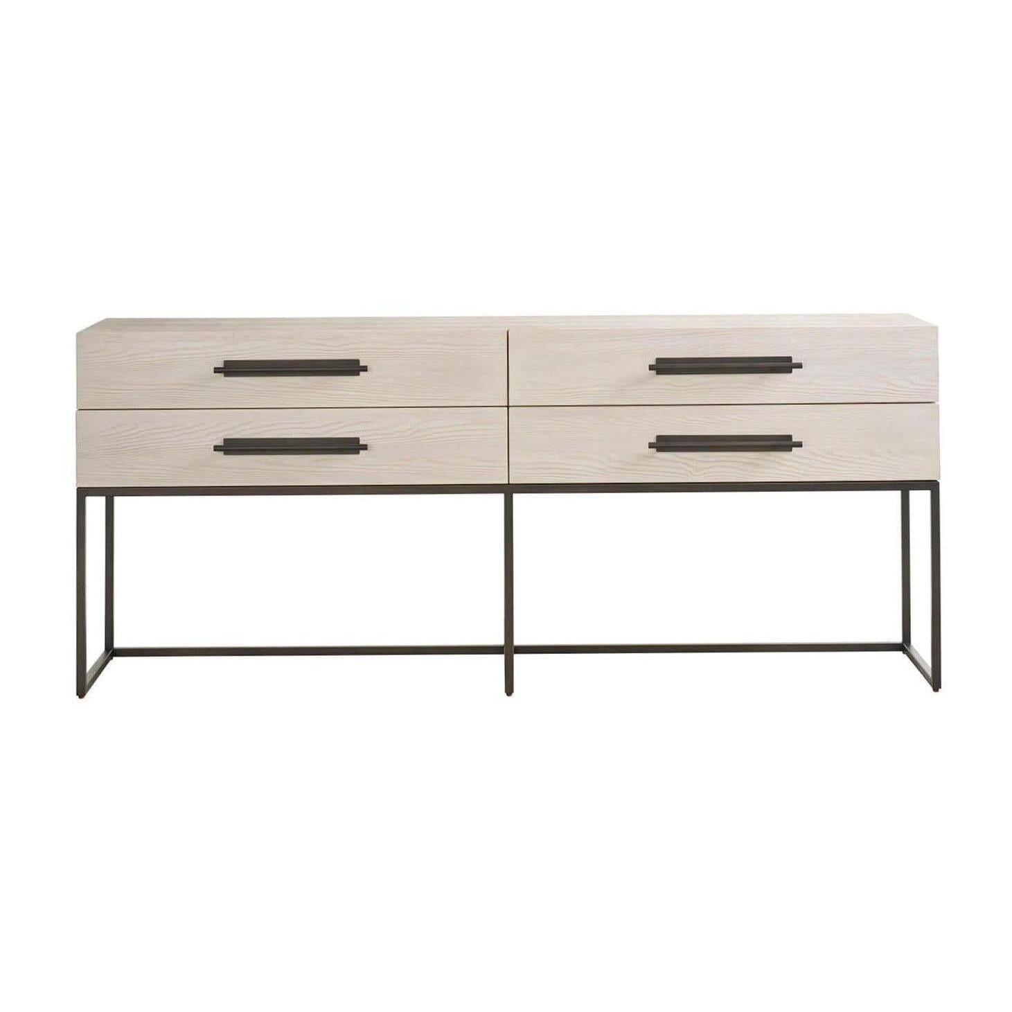 Universal Furniture Dwell River Rock Metal Base Console