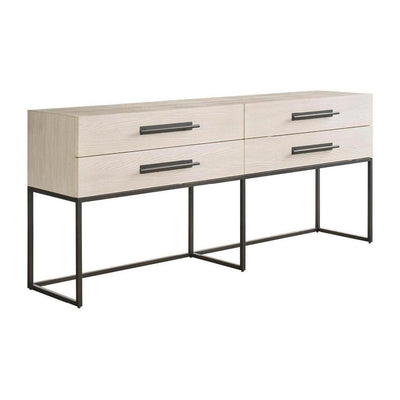 Universal Furniture Dwell River Rock Metal Base Console