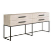 Universal Furniture Dwell River Rock Metal Base Console