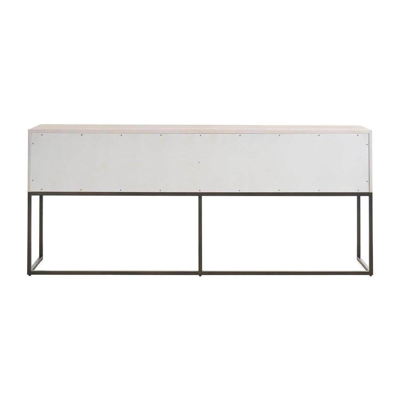 Universal Furniture Dwell River Rock Metal Base Console